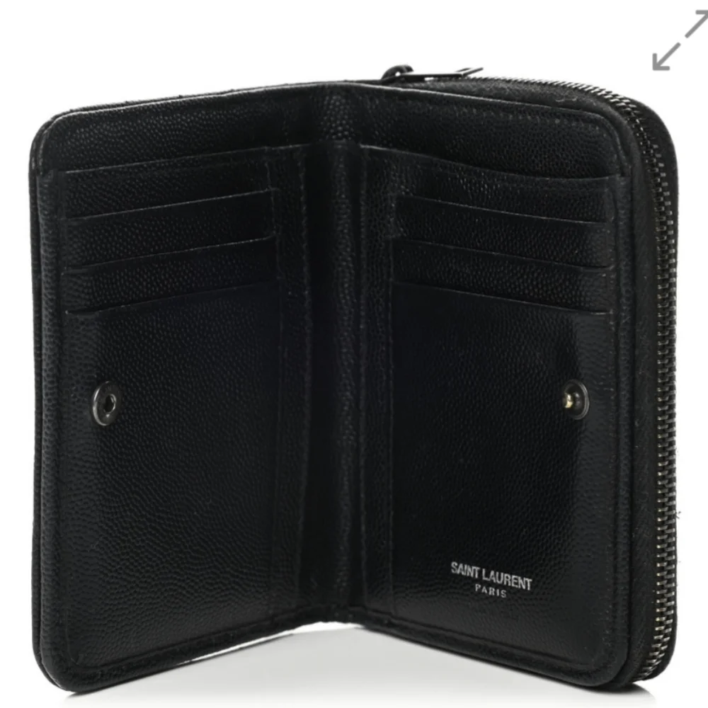 YSL Chevron monogram compact wallet - Picture 3 of 5